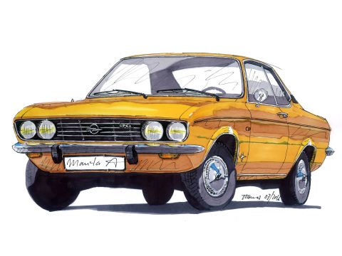 Illustration Opel Manta A