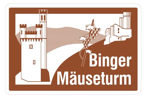 Autobahnschild Binger Mäuseturm