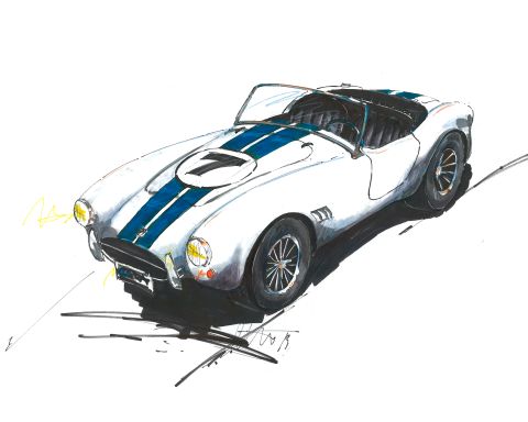 Illustration Shelby Cobra