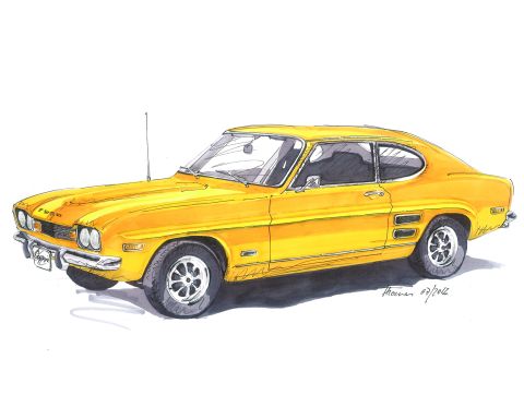 Illustration Ford Capri