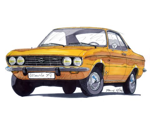 Illustration Opel Manta A