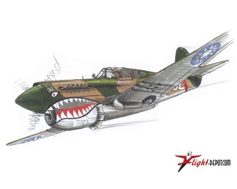 Illustration Curtiss P-40
