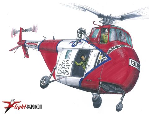 Illustration Sikorsky Helikopter