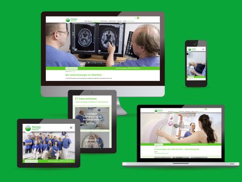 Responsive Website für Radiologie Hunsrück-Mosel-Westerwald