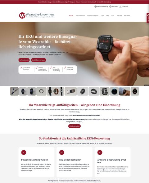 wearabele-know-how.de - Fach&auml;rztliche Einordnung von Wearable-EKGs und sonstigen W-Biosignalen